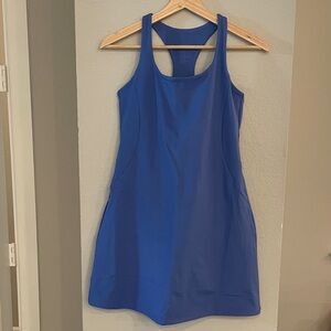 Girlfriend Collective Blue Recycled Fabric Sports Dress